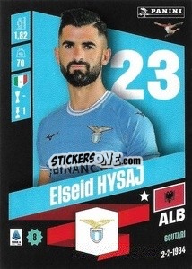Figurina Elseid Hysaj - Calciatori 2022-2023 - Panini