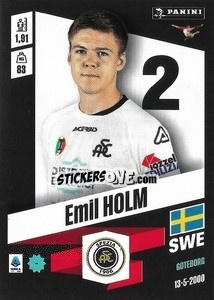 Cromo Emil Holm - Calciatori 2022-2023 - Panini
