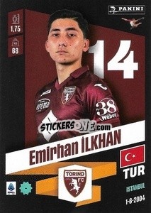 Figurina Emirhan Ilkhan - Calciatori 2022-2023 - Panini