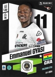 Figurina Emmanuel Gyasi - Calciatori 2022-2023 - Panini