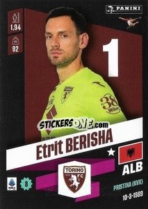 Figurina Etrit Berisha - Calciatori 2022-2023 - Panini