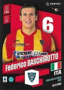 Figurina Federico Baschirotto - Calciatori 2022-2023 - Panini