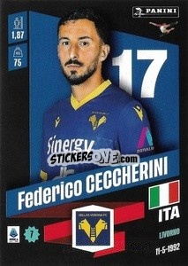 Figurina Federico Ceccherini - Calciatori 2022-2023 - Panini