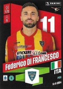 Sticker Federico Di Francesco - Calciatori 2022-2023 - Panini