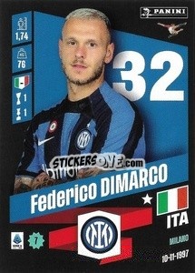 Sticker Federico Dimarco - Calciatori 2022-2023 - Panini