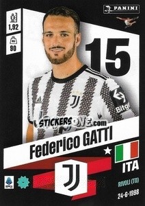 Sticker Federico Gatti - Calciatori 2022-2023 - Panini