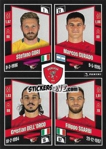 Figurina Stefano Gori / Marcos Curado / Cristian Dell'Orco / Filippo Sgarbi - Calciatori 2022-2023 - Panini