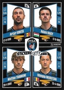 Sticker Artur Ioni?a / Ádám Nagy / Mattéo Tramoni / Olimpiu Moru?an - Calciatori 2022-2023 - Panini