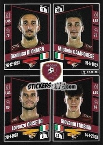 Sticker Gianluca Di Chiara / Michele Camporese / Lorenzo Crisetig / Giovanni Fabbian - Calciatori 2022-2023 - Panini