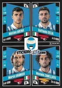 Sticker Matteo Arena / Raffaele Celia / Marco Varnier / Niccolò Zanellato - Calciatori 2022-2023 - Panini