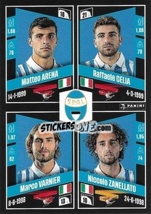 Figurina Matteo Arena / Raffaele Celia / Marco Varnier / Niccolò Zanellato - Calciatori 2022-2023 - Panini