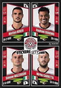 Sticker Matteo Rover / Raphael Odogwu / Simone Mazzocchi / Mirko Carretta - Calciatori 2022-2023 - Panini