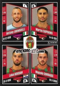 Sticker Antony Iannarilli / Marco Capuano / Luka Bogdan / Niccolò Corrado - Calciatori 2022-2023 - Panini
