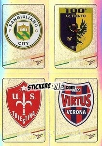 Sticker Sangiuliano City / Trento / Triestina / Virtus Verona