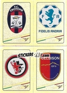 Sticker Crotone / Fidelis Andria / Foggia / Gelbison