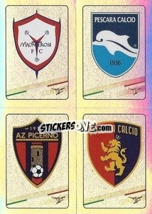 Sticker Monterosi Tuscia / Pescara / Picerno / Potenza - Calciatori 2022-2023 - Panini