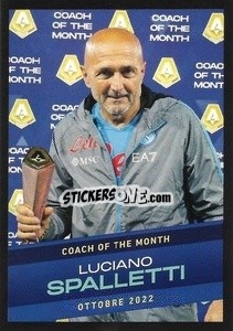 Figurina Luciano Spalletti (ottobre 2022) - Calciatori 2022-2023 - Panini