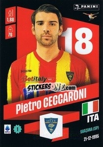 Figurina Pietro Ceccaroni - Calciatori 2022-2023 - Panini