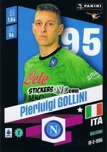 Figurina Pierluigi Gollini - Calciatori 2022-2023 - Panini