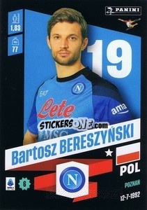 Sticker Bartosz Bereszyński - Calciatori 2022-2023 - Panini