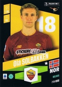 Figurina Ola Solbakken - Calciatori 2022-2023 - Panini