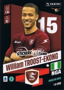 Sticker William Troost-Ekong - Calciatori 2022-2023 - Panini