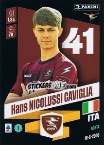 Sticker Hans Nicolussi Caviglia - Calciatori 2022-2023 - Panini