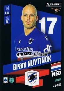 Cromo Bram Nuytinck - Calciatori 2022-2023 - Panini