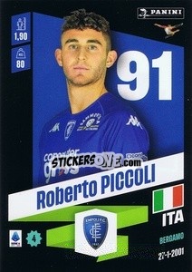 Sticker Roberto Piccoli - Calciatori 2022-2023 - Panini