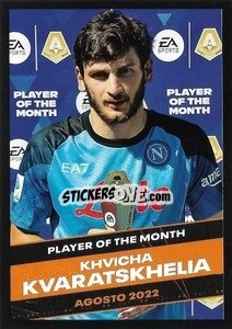 Figurina Khvicha Kvaratskhelia (agosto 2022) - Calciatori 2022-2023 - Panini