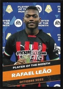 Sticker Rafael Leão (Ottobre 2022) - Calciatori 2022-2023 n. PM3 - Panini