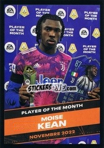 Sticker Moise Kean (novembre 2022) - Calciatori 2022-2023 - Panini