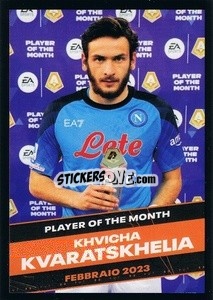 Sticker Khvicha Kvaratskhelia (Febbraio 2023) - Calciatori 2022-2023 n. PM6 - Panini