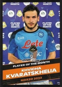 Sticker Khvicha Kvaratskhelia (Marzo 2023) - Calciatori 2022-2023 n. PM7 - Panini