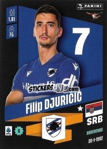 Sticker Filip Djuričić - Calciatori 2022-2023 - Panini