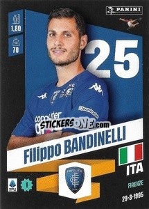 Figurina Filippo Bandinelli - Calciatori 2022-2023 - Panini
