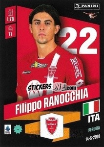 Figurina Filippo Ranocchia - Calciatori 2022-2023 - Panini