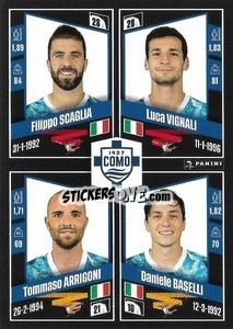 Sticker Filippo Scaglia / Luca Vignali / Tommaso Arrigoni / Daniele Baselli