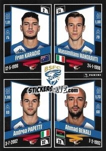 Sticker Fran Karacic / Massimiliano Mangraviti / Andrea Papetti / Ahmad Benali