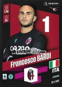 Cromo Francesco Bardi - Calciatori 2022-2023 - Panini