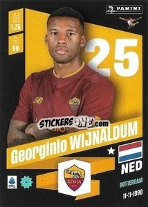 Cromo Georginio Wijnaldum - Calciatori 2022-2023 - Panini