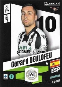 Cromo Gerard Deulofeu - Calciatori 2022-2023 - Panini