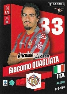 Sticker Giacomo Quagliata - Calciatori 2022-2023 - Panini