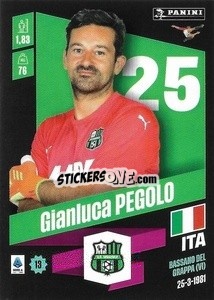 Cromo Gianluca Pegolo - Calciatori 2022-2023 - Panini