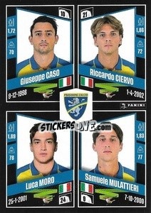 Figurina Giuseppe Caso / Riccardo Ciervo / Luca Moro / Samuele Mulattieri - Calciatori 2022-2023 - Panini