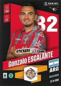 Cromo Gonzalo Escalante - Calciatori 2022-2023 - Panini