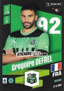 Figurina Grégoire Defrel - Calciatori 2022-2023 - Panini