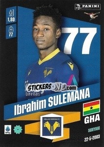Sticker Ibrahim Sulemana - Calciatori 2022-2023 - Panini