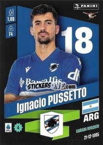 Sticker Ignacio Pussetto - Calciatori 2022-2023 - Panini