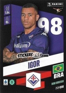 Sticker Igor - Calciatori 2022-2023 - Panini